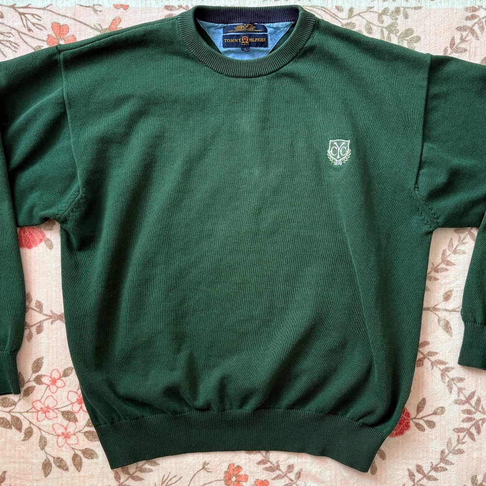 Tommy Hilfiger Green Crewneck
